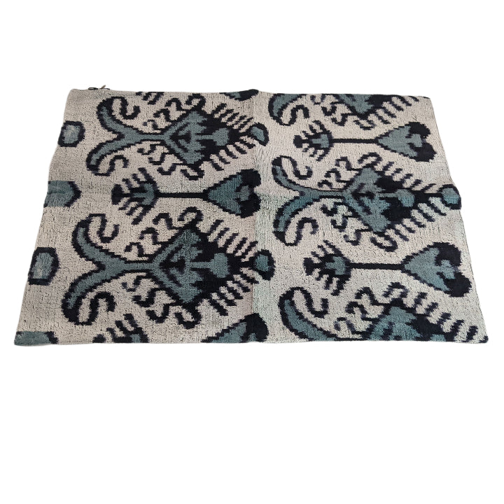 Cultiver 16x24 Silk Velvet Cushion Cover Yesil Print NWT