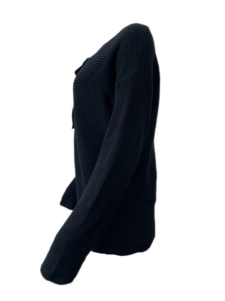 LOST IN LUNAR Women's Black Cynthia Knit Sweater Size US 2 NWT