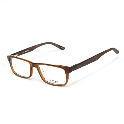 Gant Damian Rectangular Eyeglass Frames 54mm - Brown NEW