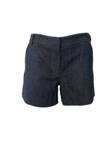 DEREK LAM Women's Indigo Pockets Shorts #DL159 42 NWT