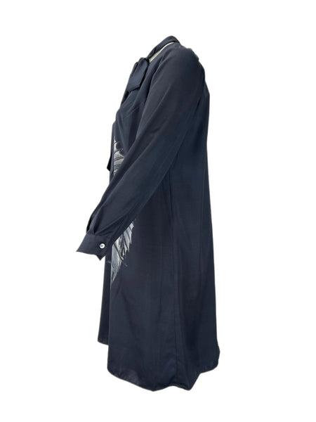 Marina Rinaldi Women's Navy Dafne Printed Shift Dress NWT