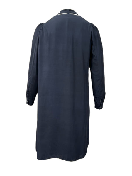 Marina Rinaldi Women's Navy Dafne Printed Shift Dress NWT