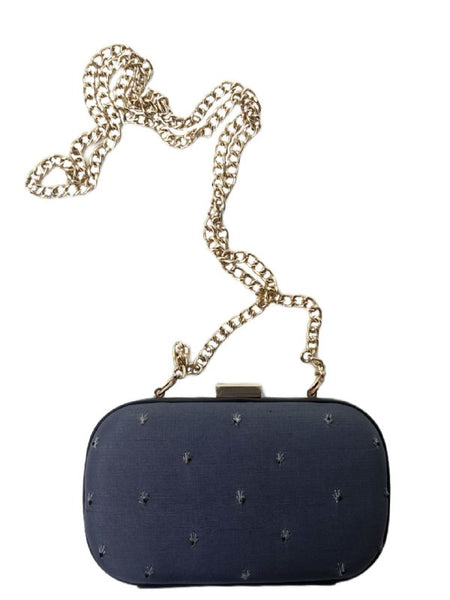 POPINJAY Women's Grey Deco Cushion Clutch #DCSC17 4'x6' One Size NWT