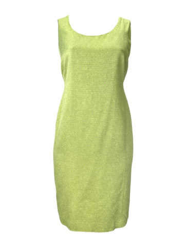 Marina Rinaldi Women's Green Dedal Sleeveless Shift Dress Size 16W/25 NWT