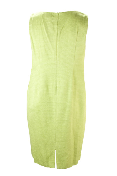 MARINA RINALDI Women's Lime Green Dedal Shift Dress $795 NWT