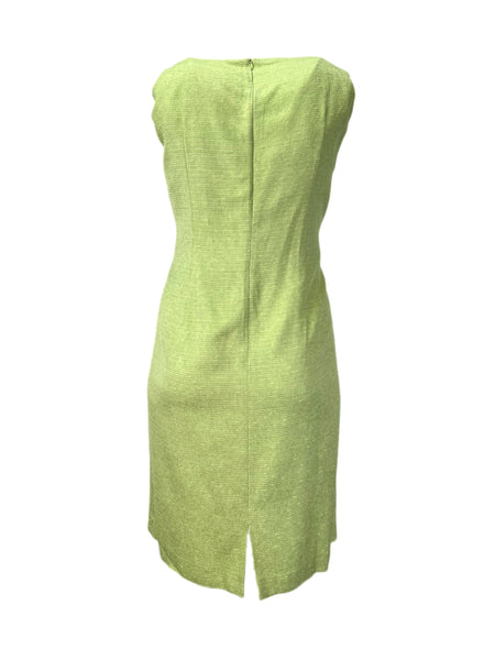 Marina Rinaldi Women's Green Dedal Sleeveless Shift Dress Size 16W/25 NWT