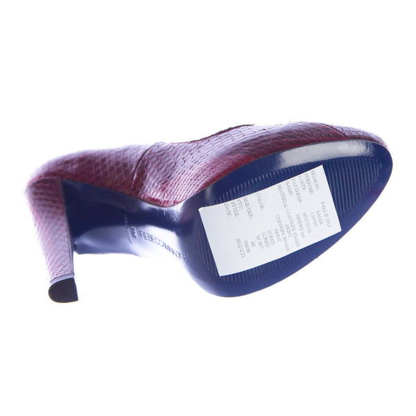 Rebecca Minkoff Women's Deidre Too Snake Embossed Pumps