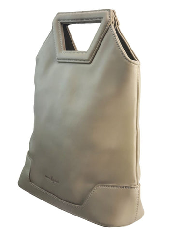 URBAN ORIGINALS Women's Beige Dimond Shaped Vegan Leather Bag #Bei1 NWT