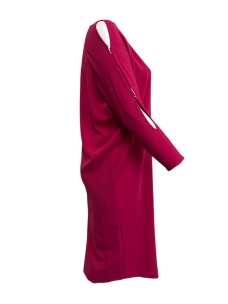 Marina Rinaldi Women's Pink Donata Split Sleeve Shift Dress Size 12W/21 NWT