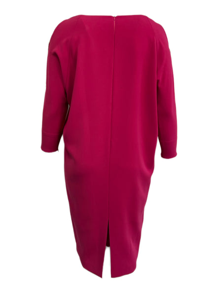 Marina Rinaldi Women's Pink Donata Split Sleeve Shift Dress Size 12W/21 NWT