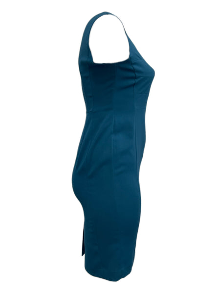 Marina Rinaldi Women's Green Dora Sleeveless Sheath Dress Size 8W/17 NWT