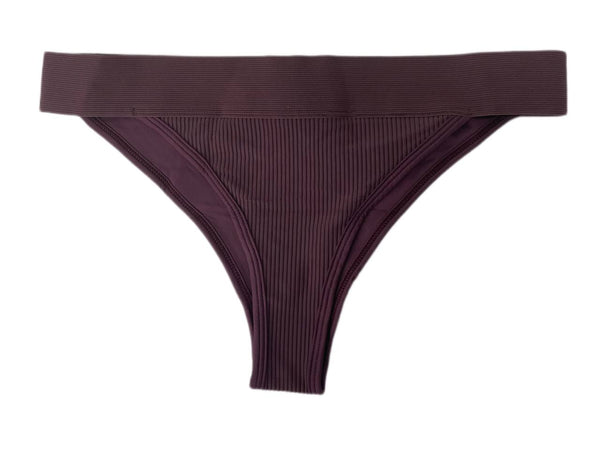 Frankies Women's Sangria Drew Ribbed Swim Bottom Size XS NWT
