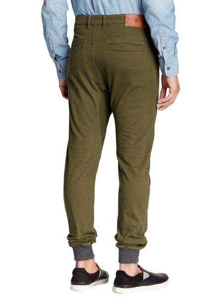ZANEROBE Men's Military Green Dynamo Chino Pants $129 NWT