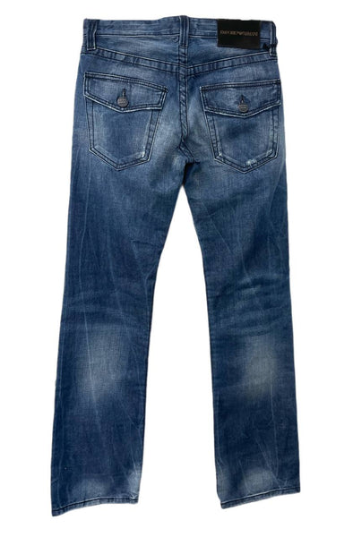 Emporio Armani Men's Streaky Wash Denim USA Jude Sexy Fit Jeans Size 27 NWT