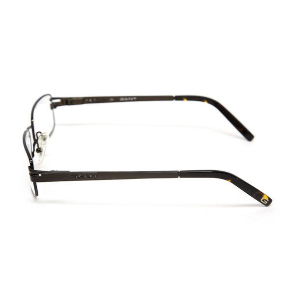 Gant Elden Metal Rectangular Eyeglass Frames 55mm - Satin Brown NEW
