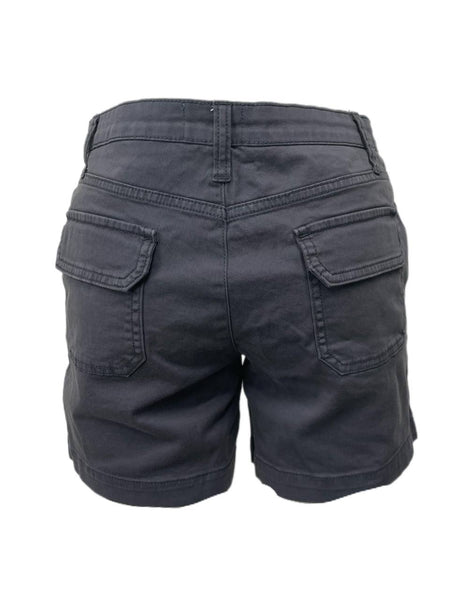 CASLON Women's Grey Ebony Cotton Shorts Size 2 NWT