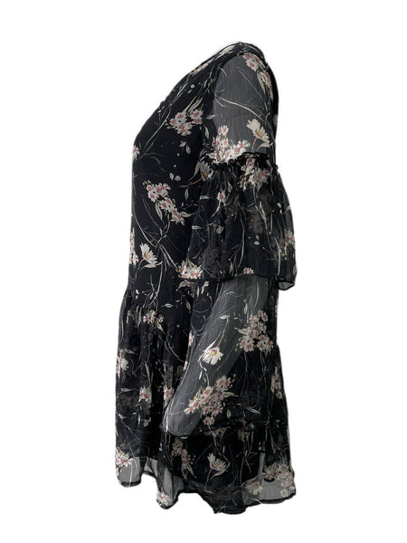 LOST IN LUNAR Women's Black Eden Mini Dress Size US 4 NWT