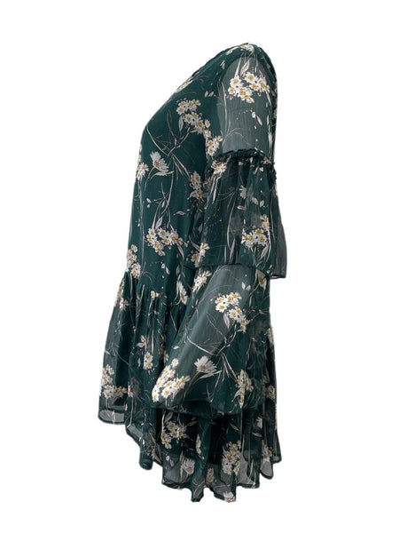 LOST IN LUNAR Women's Khaki Eden Mini Dress Size US 4 NWT