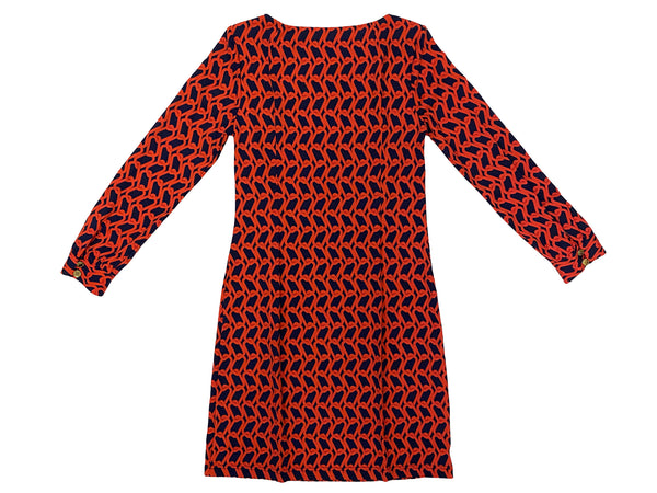 Elizabeth Mckay Women's Edie Dress Small Red Chain