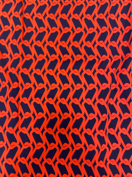 Elizabeth Mckay Women's Edie Dress Small Red Chain