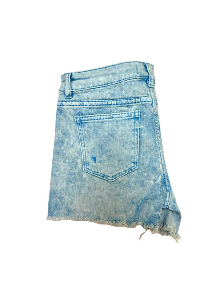 DL1961 Girl's Electric Blue Lucy Croped Denim Shorts Size 14 NWT