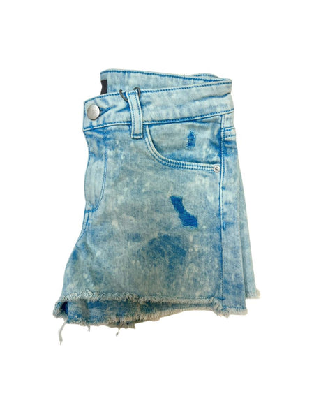 DL1961 Girl's Electric Blue Lucy Croped Denim Shorts Size 14 NWT