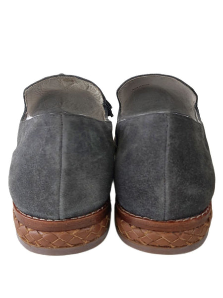 MATT BERNSON Women's Grey Slate Suede Emerson Loafer #MB127 NWB