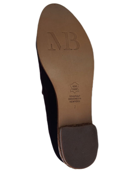 MATT BERNSON Women's Purple Velvet Emerson Loafer #MB127 7 NWB