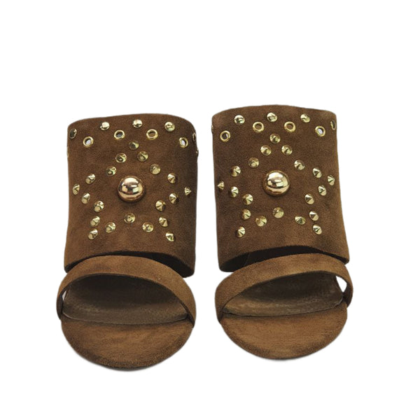 URGE Women's Tan Escape Heeled Sandals #URG15157 NWT