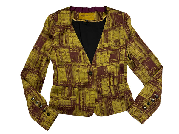 Hanley Mellon Women's Fringe Scarf Blazer