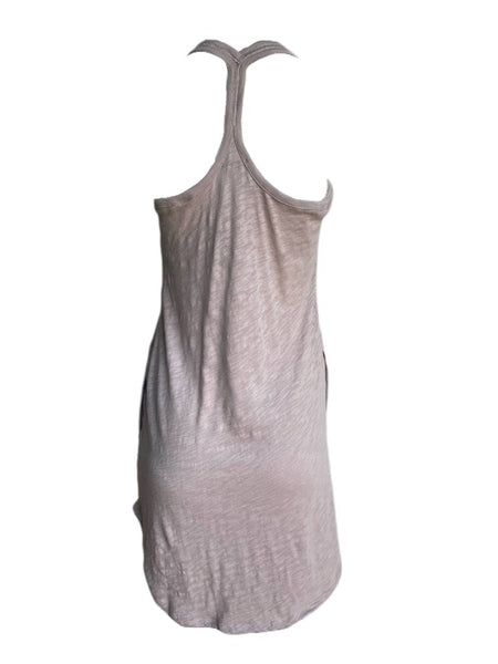 ATM Women's Dusty Mauve Cotton Racerback Tunic Top Size XS NWT