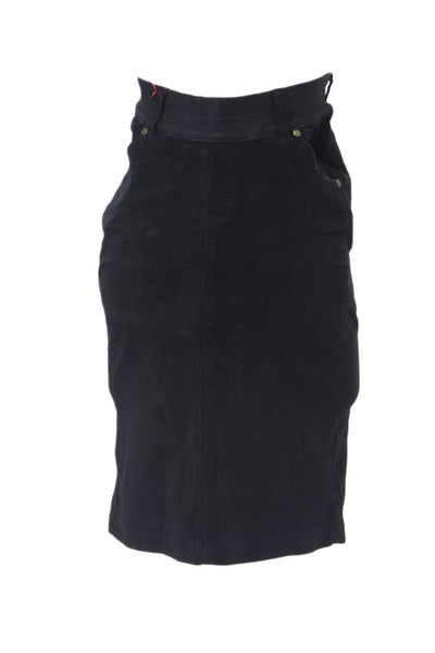 Elly B by OLIAN Maternity Women's Velvet Pencil Skirt FK31048 $70 NWT