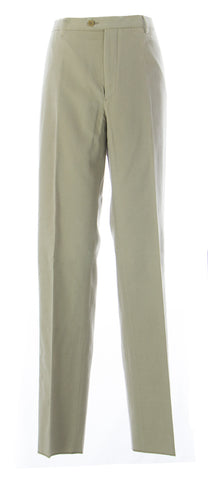 FRADI Men's Beige Cotton Unhemmed Pants w/ Pockets VN145 $109 NEW