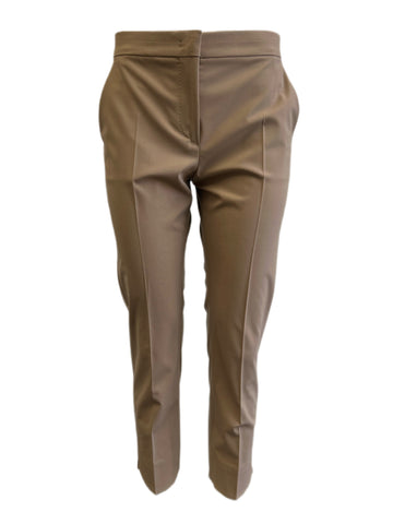 Max Mara Women's Brown Felix Straight Pants Size 2 NWT