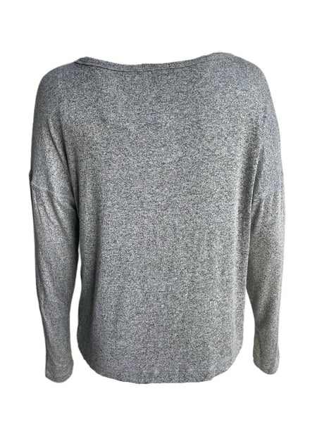 Moral Fiber Women's Plus Grey Cutout Front Sweater Size 2X NWT