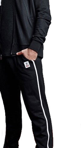 Fila Men's Black and White Drawstring Track Pants $75 NWT