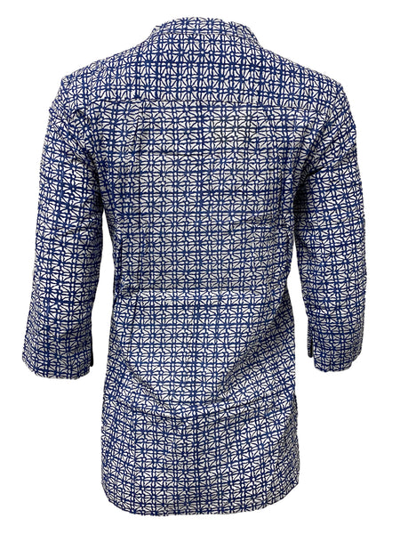 ROBERTA ROLLER RABBIT Women's Flag Fishnet Arles Shirt Sz XS $95 NEW