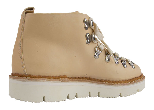 RONNIE FIEG X FRACAP LIMITED EDITION Women's Scarponcino Boots, Ivory, US 5