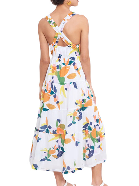 ROBERTA ROLLER RABBIT Women's Multi Fruit Ibera Dress $185 NEW