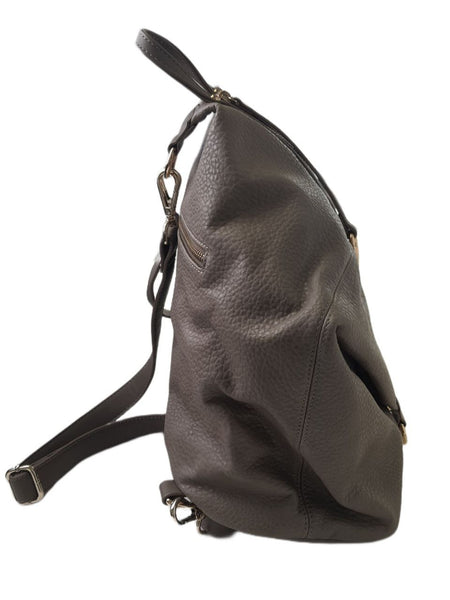 URBAN ORIGINALS Women's Brown Vegan Leather Backpack #FS1 NWT