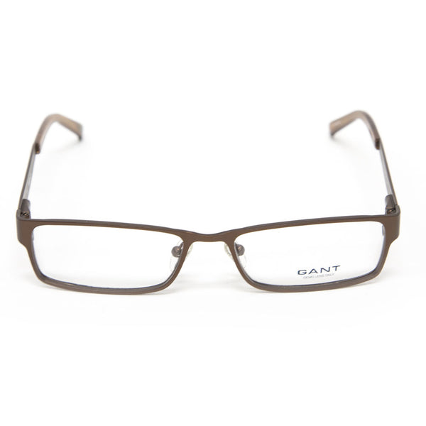Gant Randle Rectangular Eyeglass Frames 55mm - Satin Brown NEW