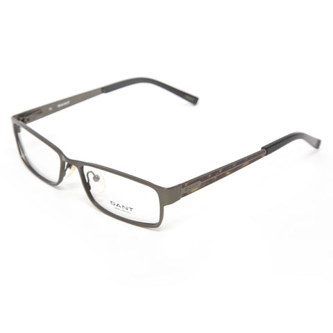 Gant Randle Rectangular Eyeglass Frames 55mm - Satin Gunmetal NEW