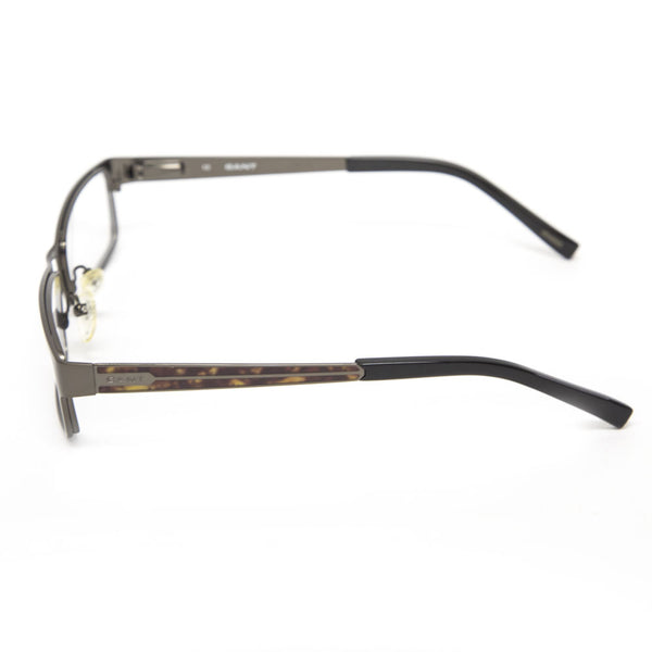 Gant Randle Rectangular Eyeglass Frames 55mm - Satin Gunmetal NEW