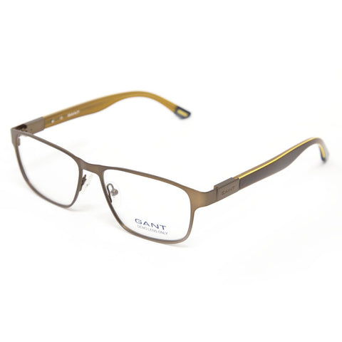 Gant G108 Rectangular Eyeglass Frames 55mm - Satin Brown NEW