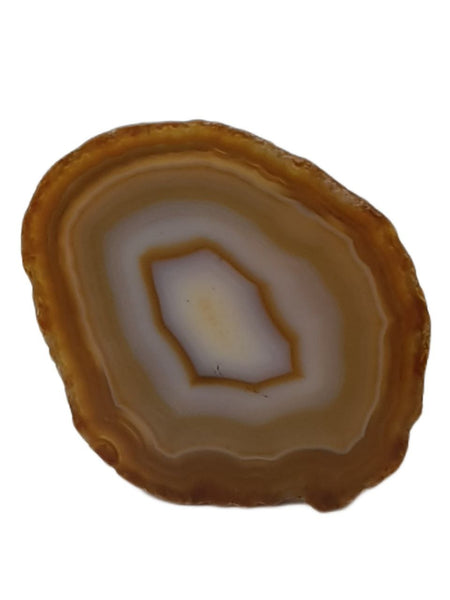 RABLABS Natural Agate Bottle Stopper #GA005 Approx. L2" x W 1.5" NWB