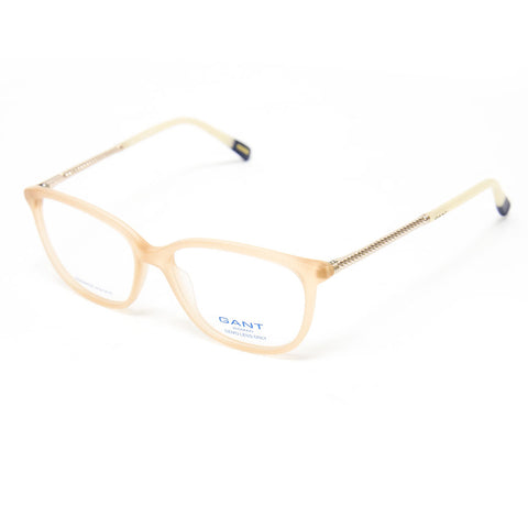 Gant Rectangular Eyeglass Frames GA4035 54mm - Translucent Peach NEW