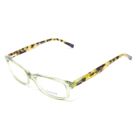 Gant Rectangular Eyeglass Frames GA4056 52mm - Transparent Olive/Tortoise NEW