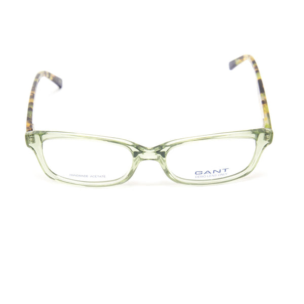 Gant Rectangular Eyeglass Frames GA4056 52mm - Transparent Olive/Tortoise NEW