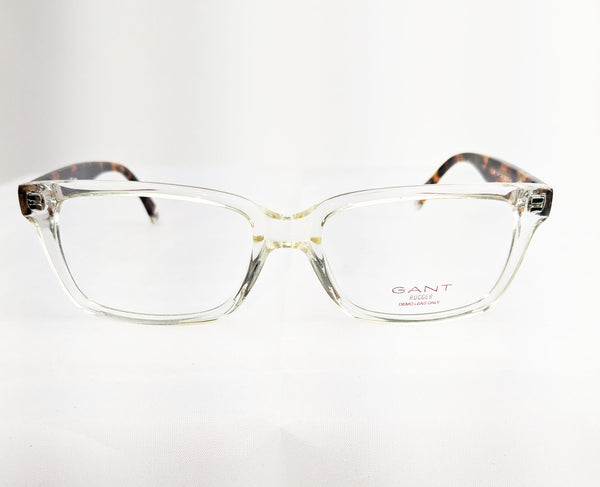 GANT RUGGER GR Yuri Rectangular Eyeglass Frames 52-16-145 -Clear NEW