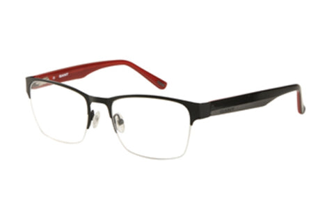 GANT Men's Half Rim G Carlo Eyeglass Frames 52-18-140 -Satin Black NEW